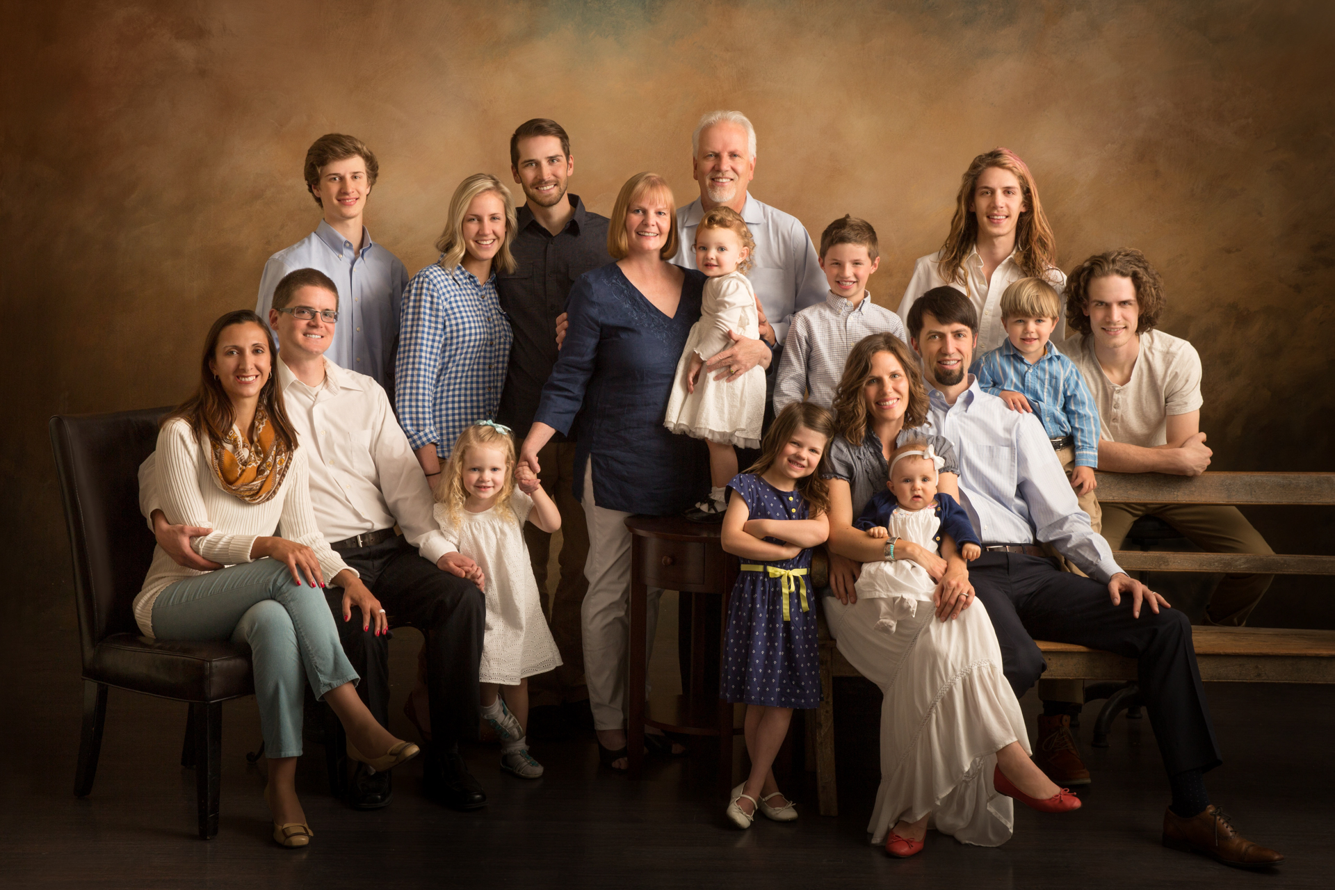 Родня. Большая семья. Семья поколения. Расширенная семья. Портрет большой семьи.